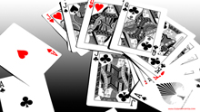 Q,dama,as,corazones,picas,cartas,poker,fondo,wallpapers